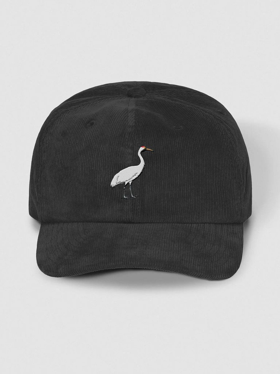 Whooping Crane Embroidered Corduroy Dad Hat product image (1)