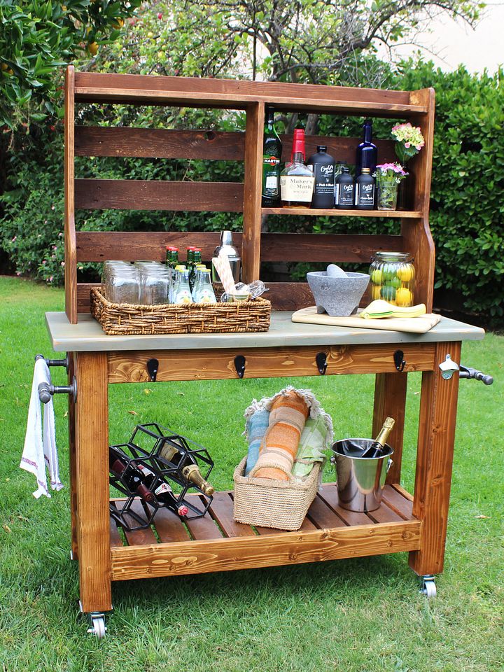 DIY Mobile Potting Bench (Bar Cart) product image (2)