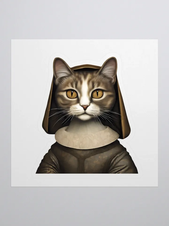 Renaissance Cat Kiss Cut Stickers product image (1)