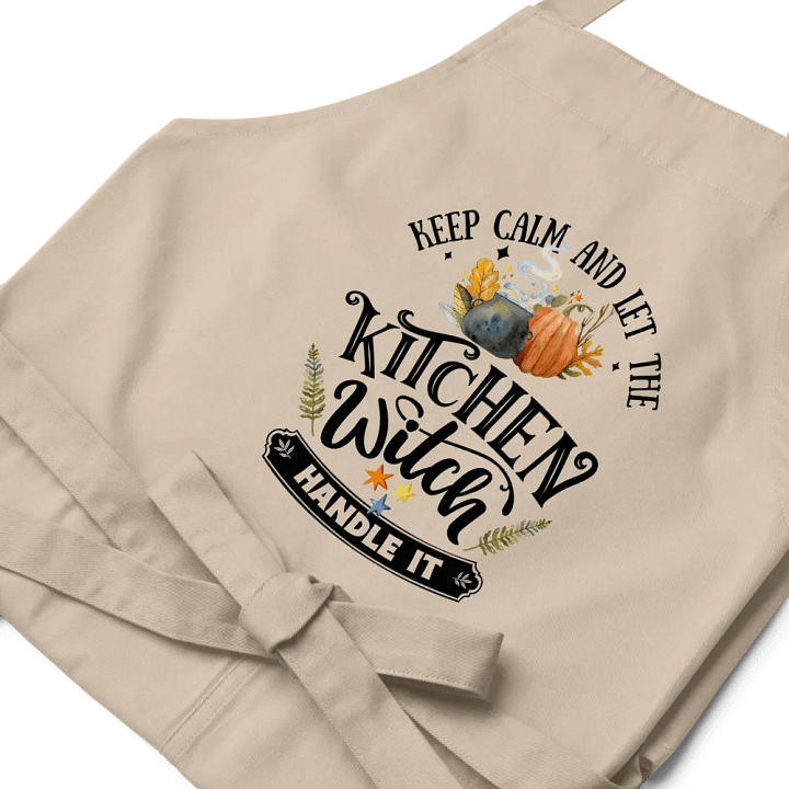 Keep Calm and Let the Kitchen Witch Handle It APRON - Witchy, Kitchen Witch, Magic Kitchen Gift product image (1)