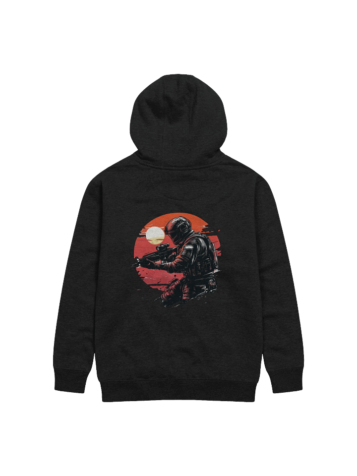 Rising Soldier Back Printed Hoodie product image (2)