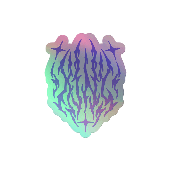 Holographic KING Logo Sticker product image (2)