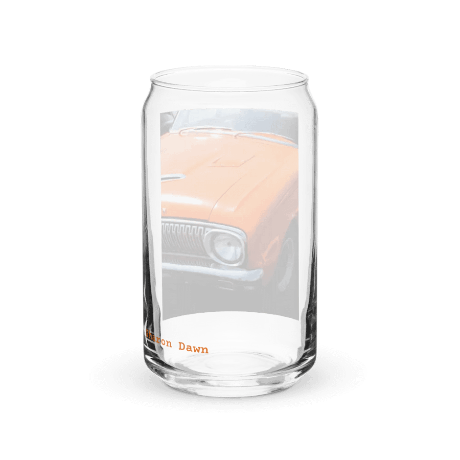 Orange Pop Vintage Car-Inspired Can-Shaped Glass product image (8)