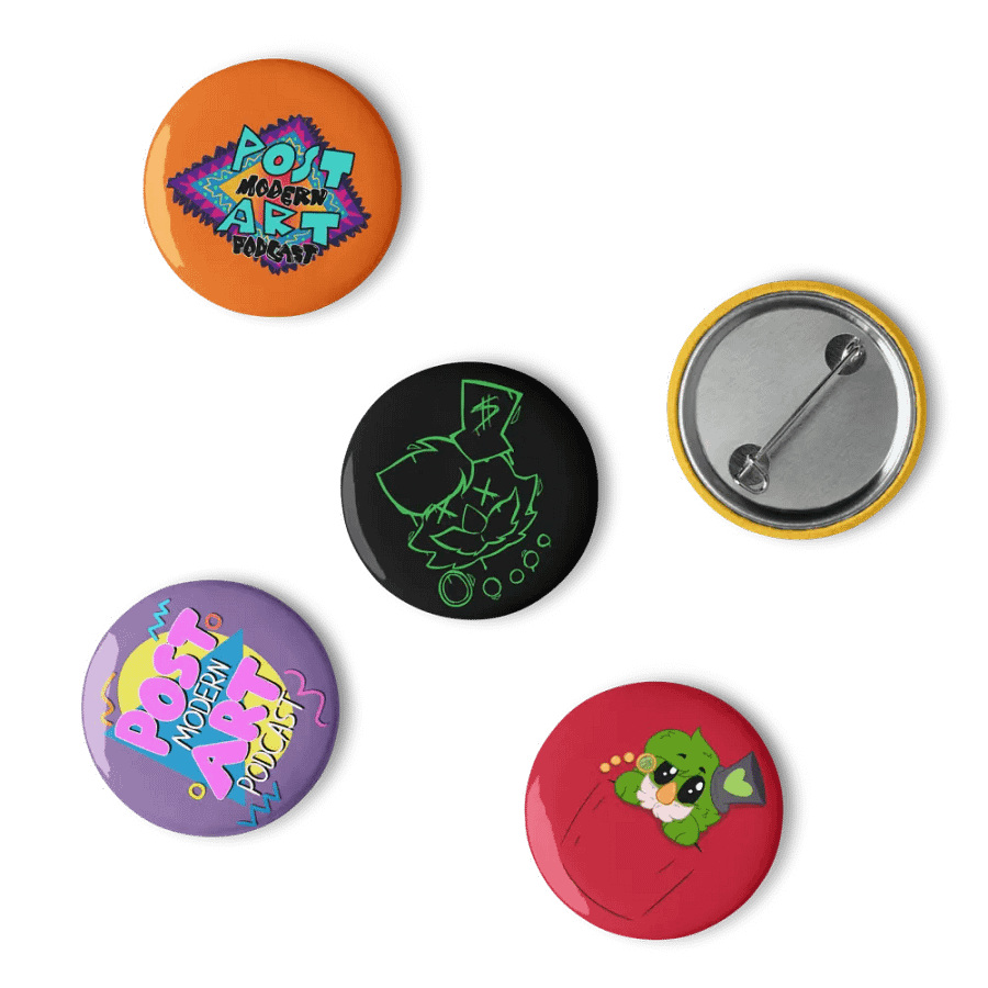 Post Modern Art Podcast Buttons product image (10)