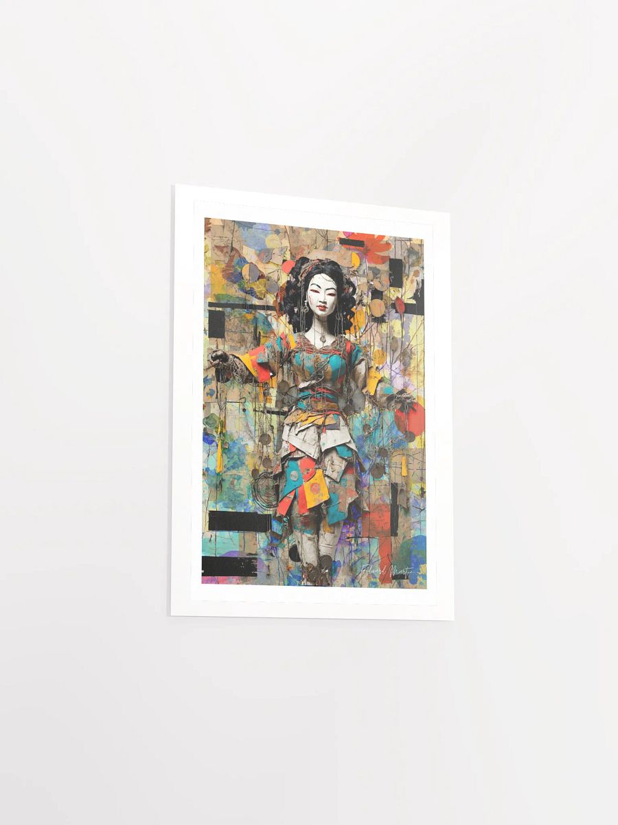 'Geisha' by Edward Martin: Mixed Media Collage Print...Fantasy Marionette Series product image (23)