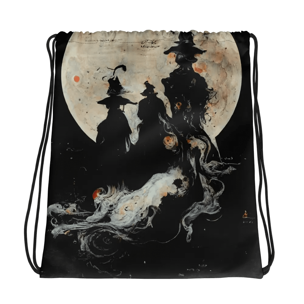 Moonlit Witches Drawstring Bag product image (1)