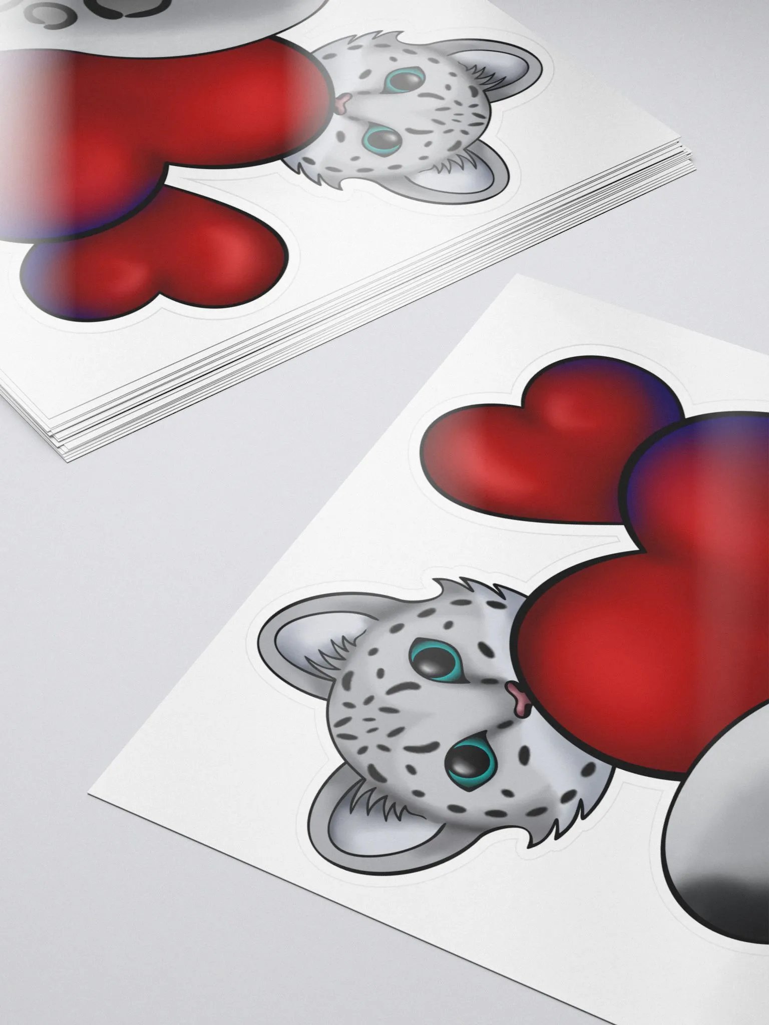Snow Meow Love Sticker product image (5)