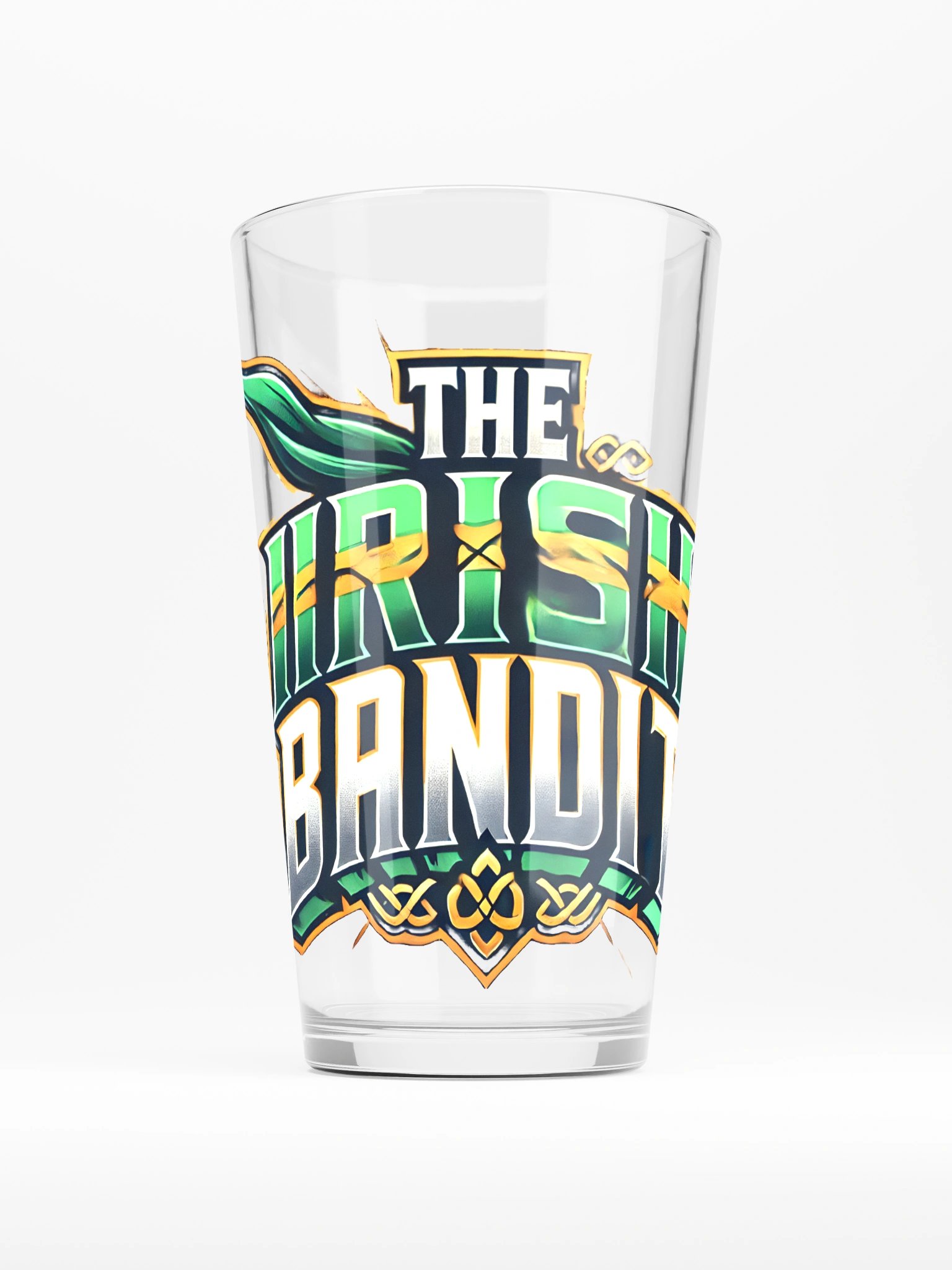 Luck of the Pour: The Irish Bandit Shaker Pint Glass product image (1)