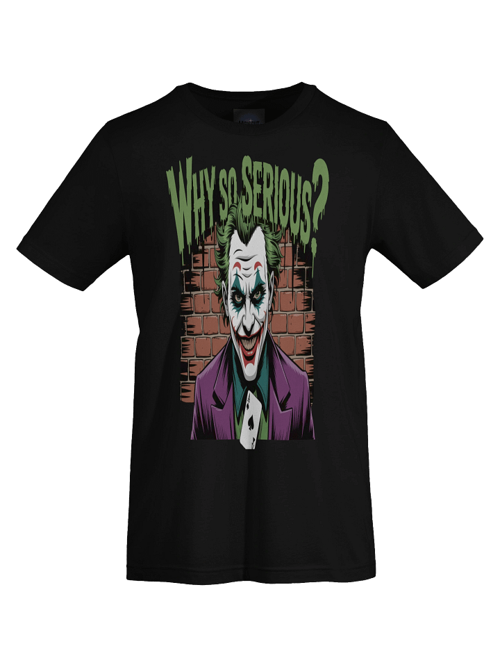 Joker 'Why So Serious?' Graffiti Wall Supersoft T-Shirt product image (1)