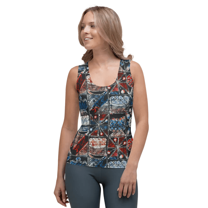 Festivity Print Adire Women's Tank Top product image (1)