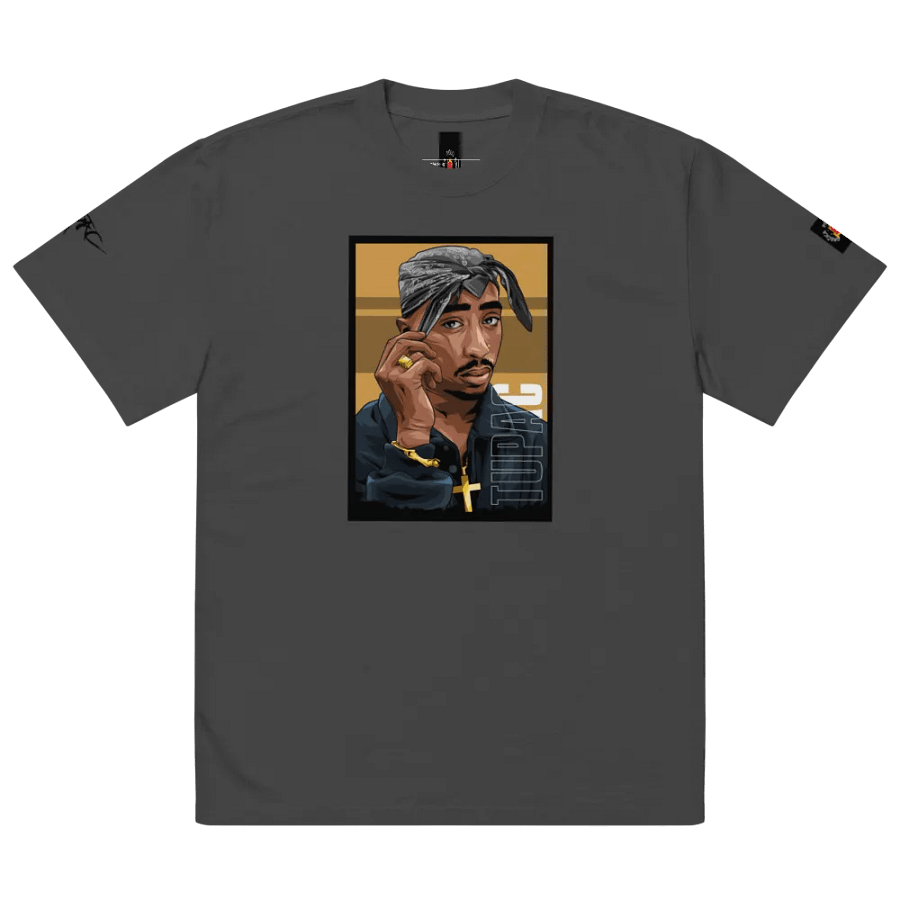 Trendy TUPAC Bandana Faded Tee product image (22)