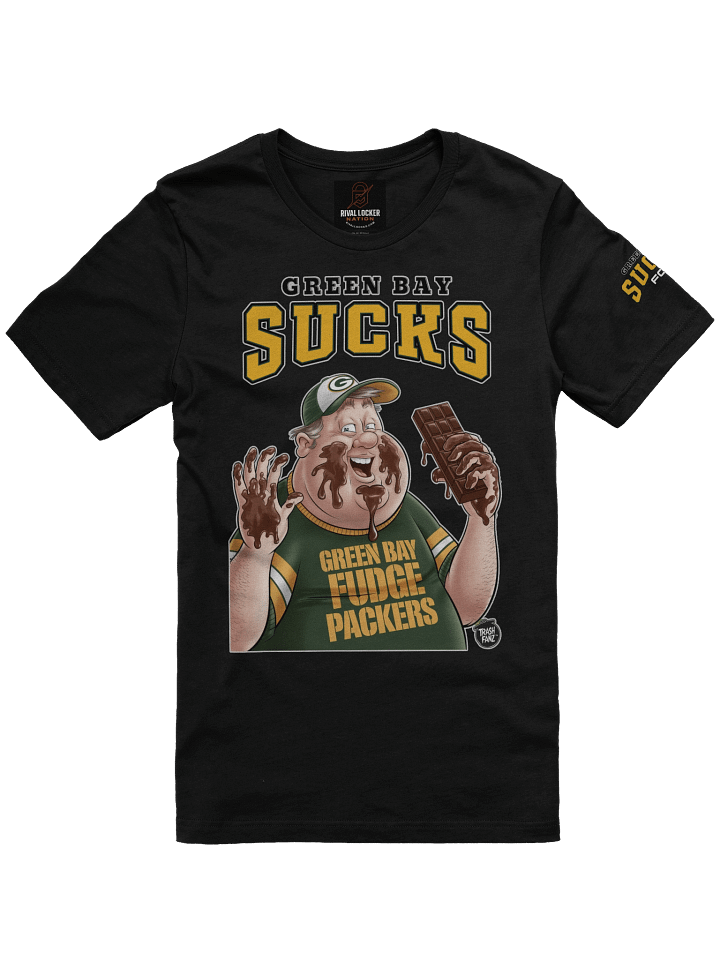 NEW Green Bay Sucks "Fudge Packers" Tee | Green Bay Packers | Football | Rival Locker product image (1)