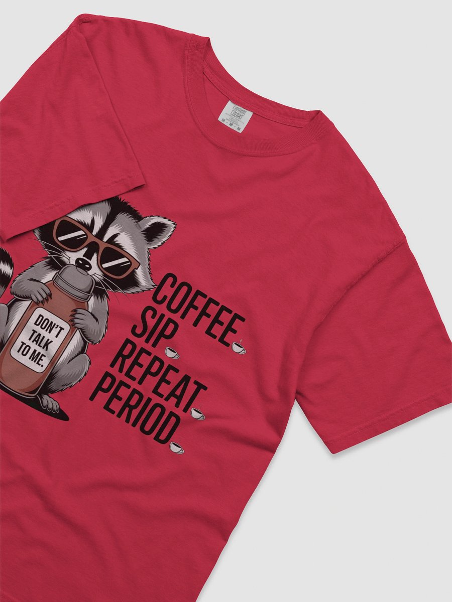 Sassy Raccoon Coffee Lover T-Shirt product image (35)