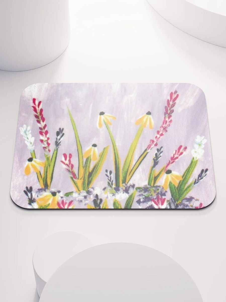 Orange Daisies Blooming Garden Mouse Pad product image (2)