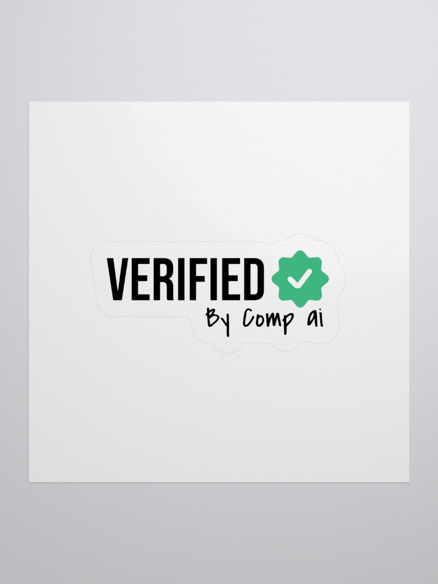 Verified Logo Kiss Cut Stickers product image (2)