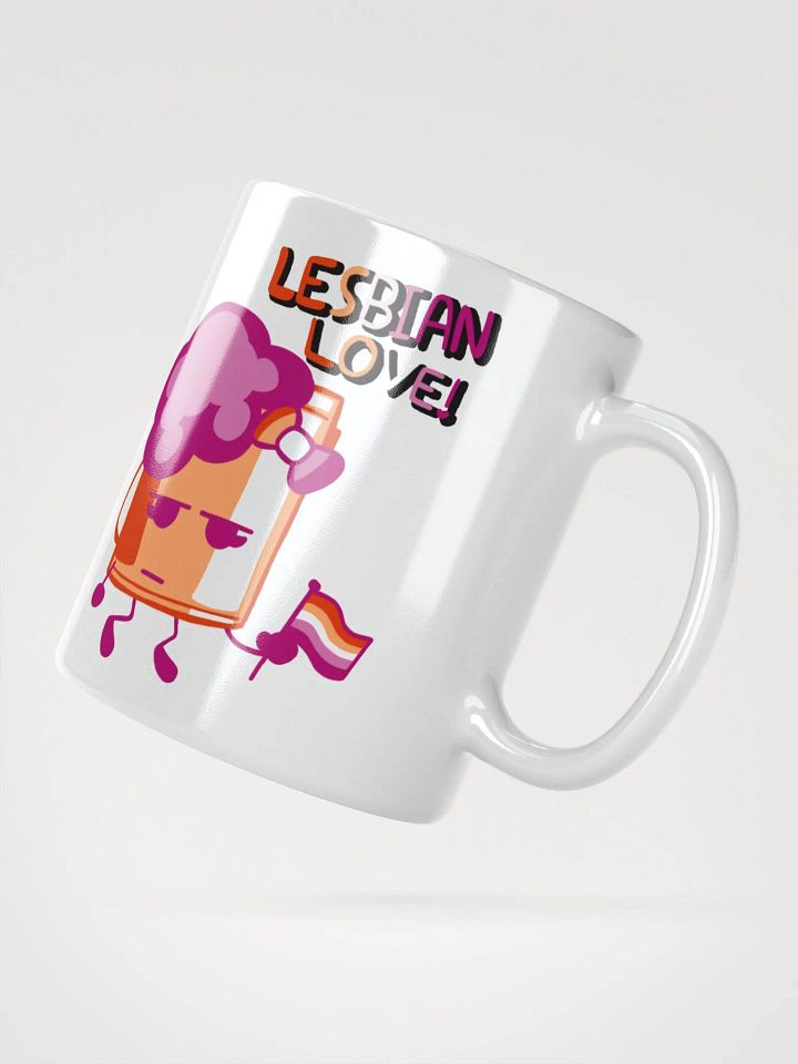 Paint Bucket Lesbian Love Glossy Mug product image (5)