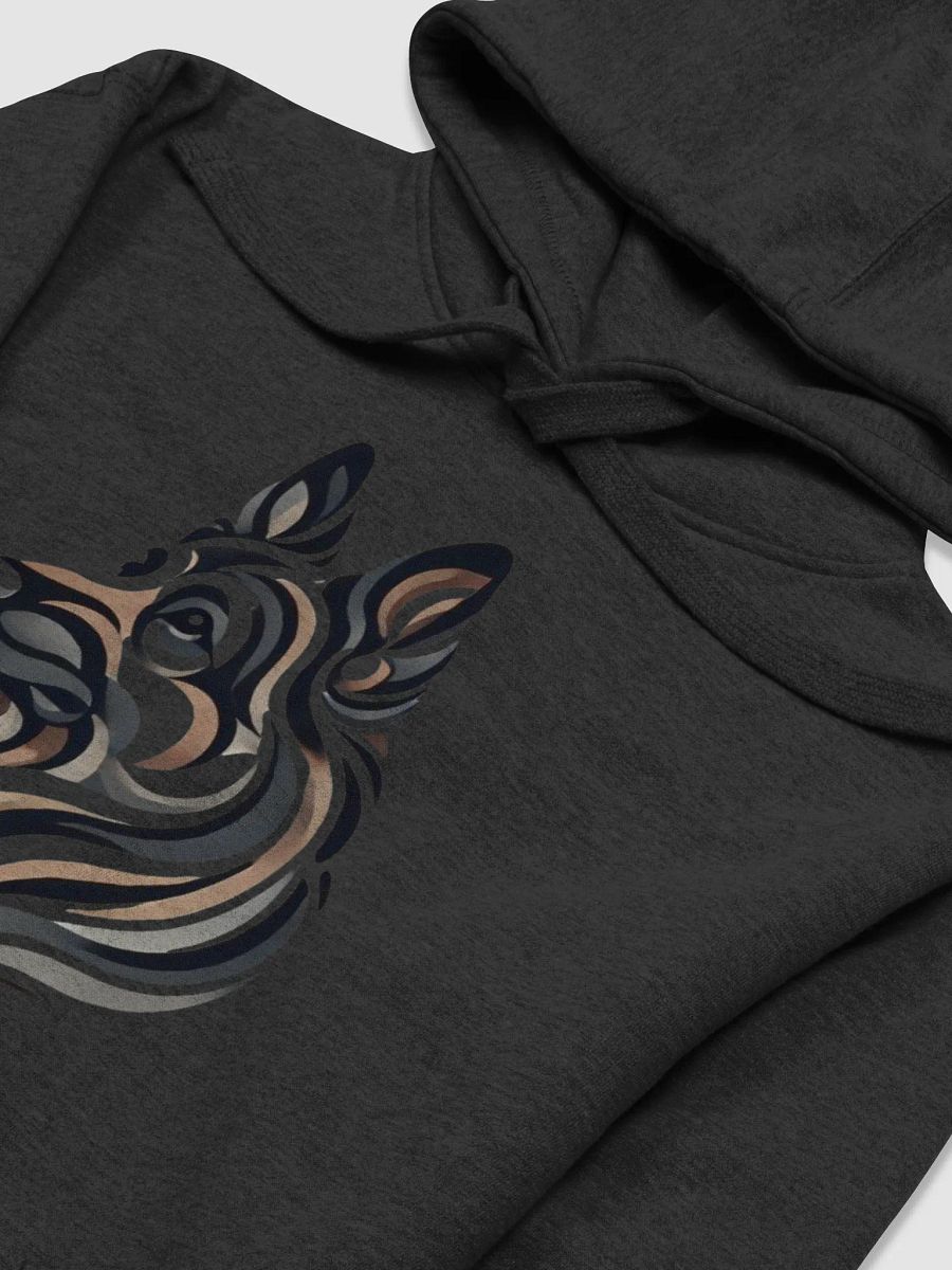 Sleek German Shepherd Abstract Art Premium Hoodie product image (3)