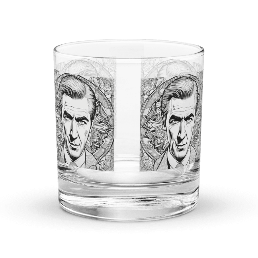 Gentleman's Portrait Rocks Glass Set product image (2)