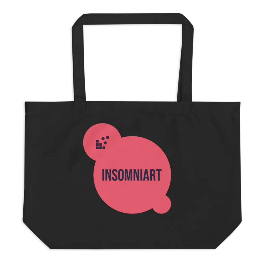 INSOMNIART Red Abstract Tote Bag product image (1)