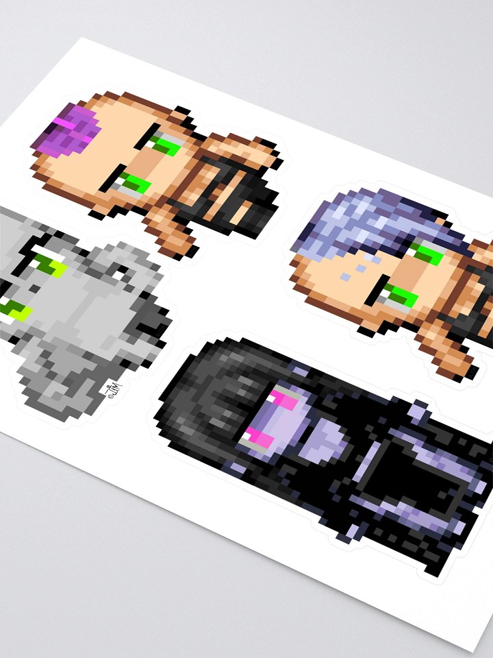 Foamy & Germaine (And Pauline) : Bits Sticker Sheet product image (2)