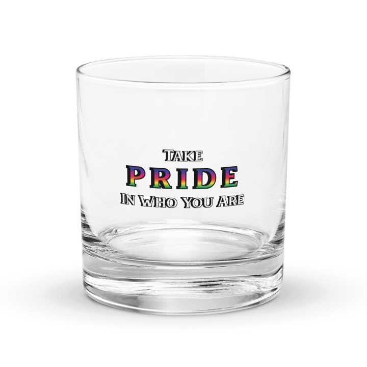 Prideful Rainbow Rocks Glass product image (1)
