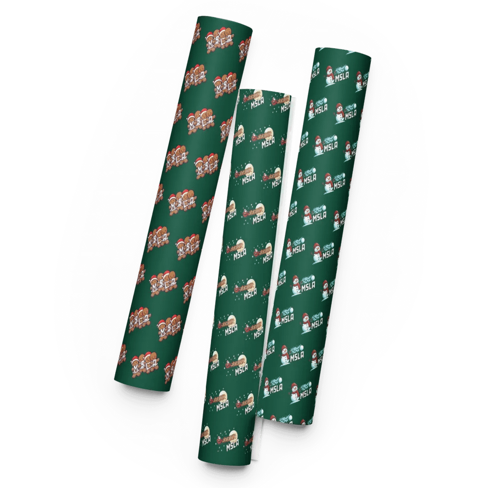 MSLA Holiday Wrapping Paper Sheets product image (1)