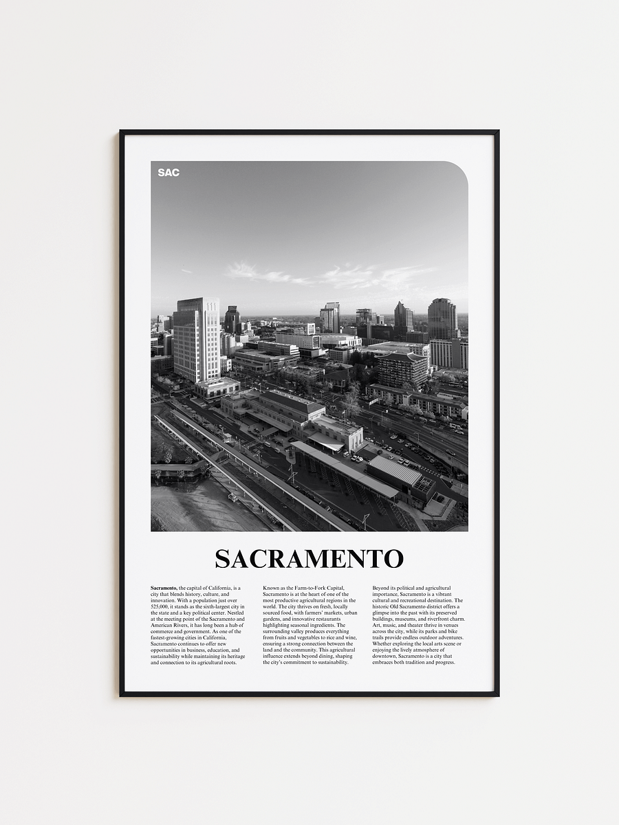 Sacramento 02 Newspaper Poster product image (1)