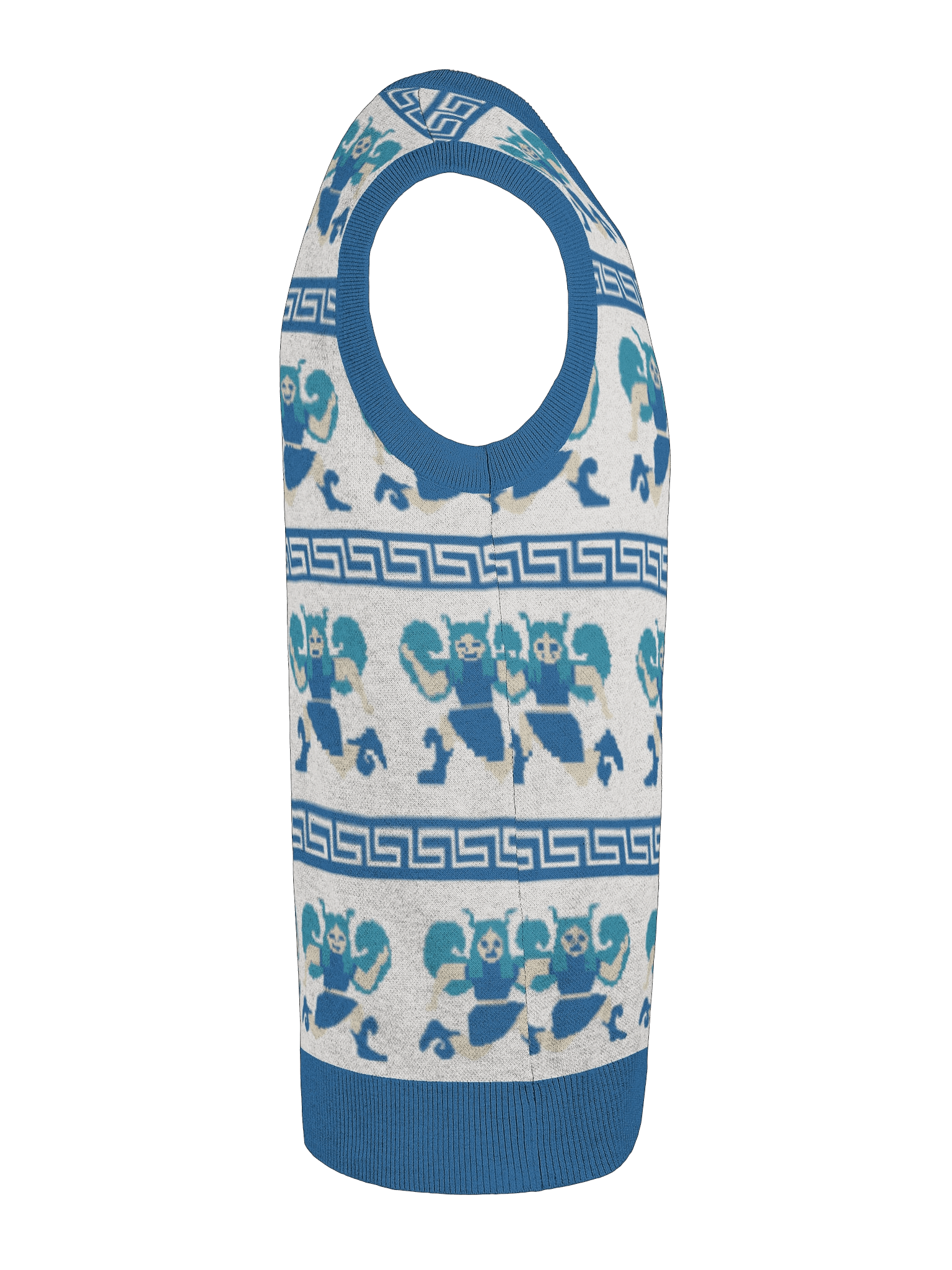 Gorgons sweater vest - china blue product image (22)