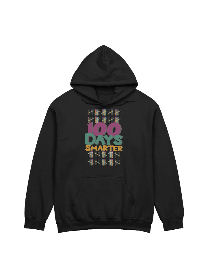 100 Days Smarter Pencil Border Hoodie product image (1)