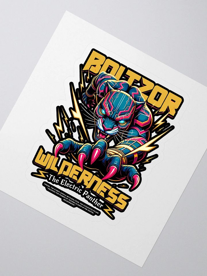 BOLTZOR Electric Panther Stickers product image (2)