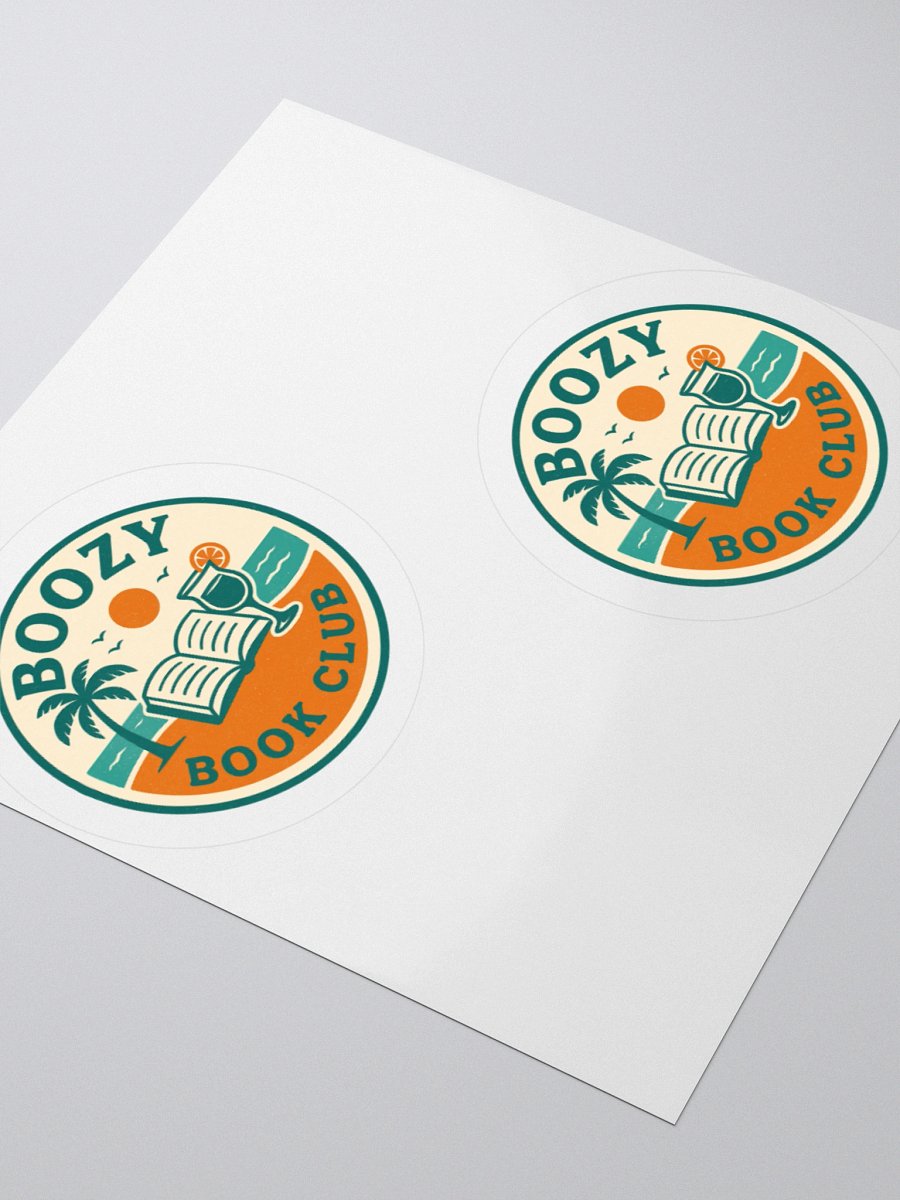 Boozy Book Club Beach Day Stickers product image (3)