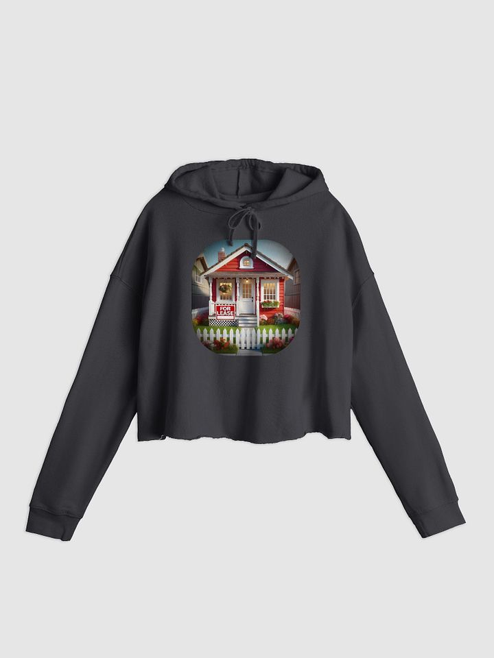 For Lease Print Crop Top Hoodie product image (1)