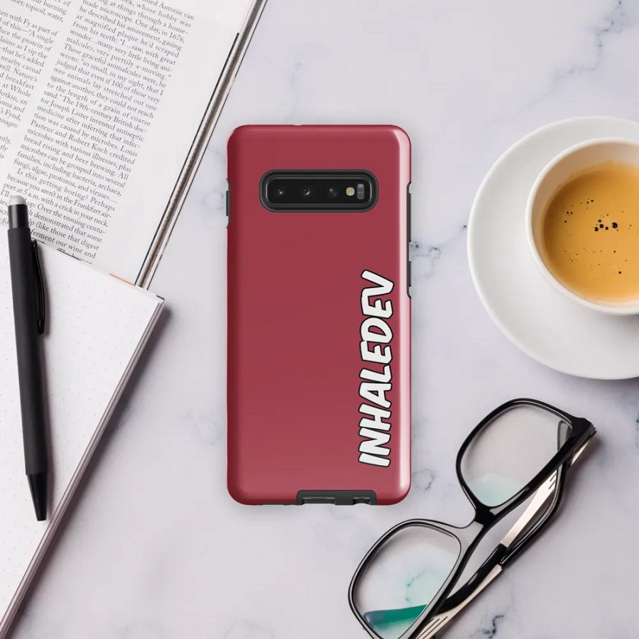 Red InhaleDev Samsung Tough Case product image (11)