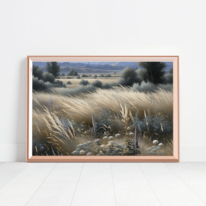 Wildflower Field Landscape Painting product image (2)