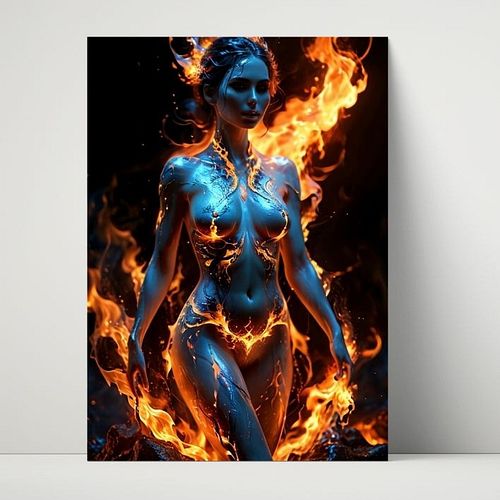 :
🔥 Set your space ablaze with the raw power of the Inferno Goddess metal print! 🔥
A striking fusion of elegance and elementa...