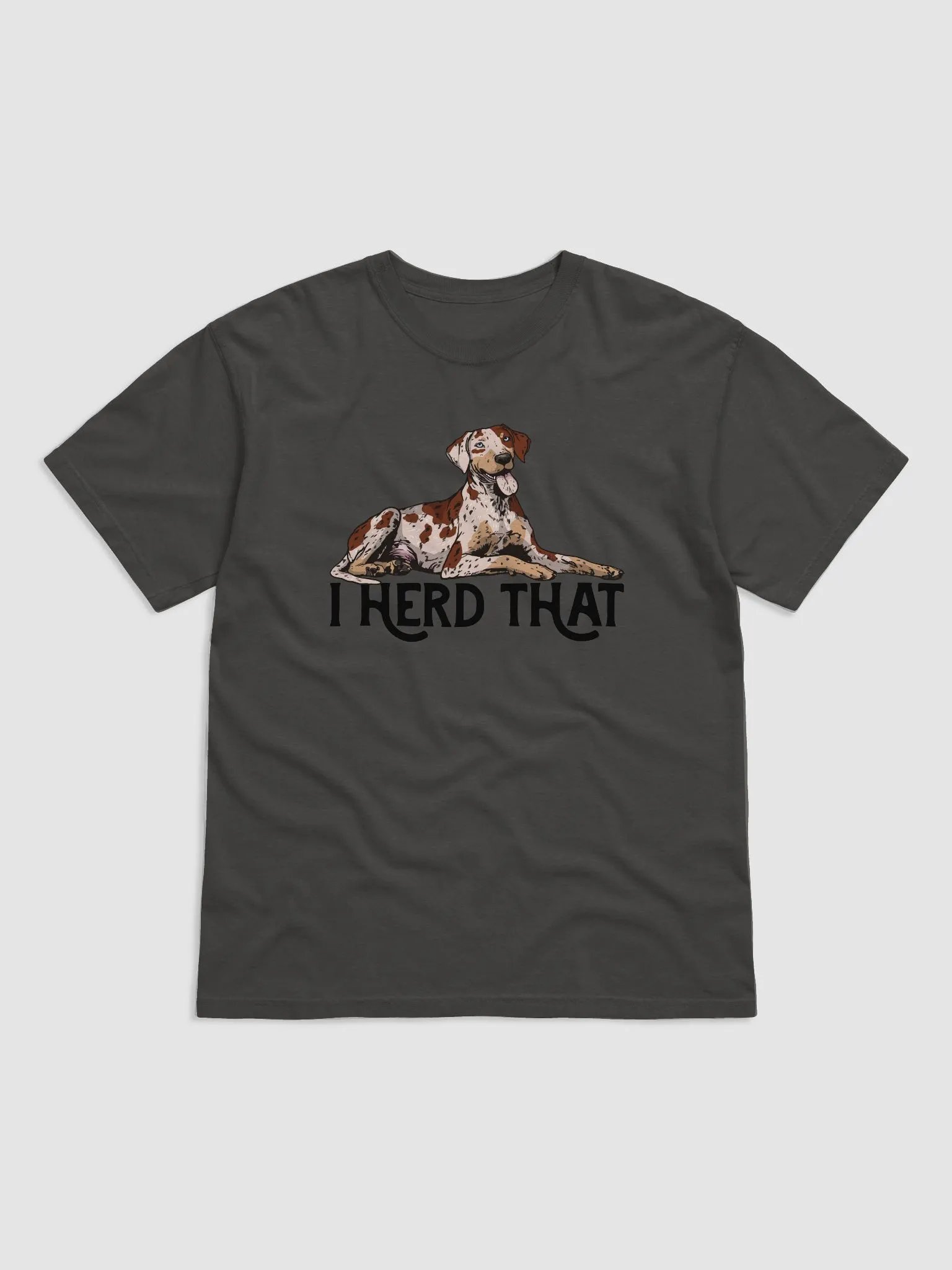 I Herd That T-Shirt of a Catahoula Leopard Dog (Red Merle) | Funny T-Shirt for CLD Paw-rents product image (24)