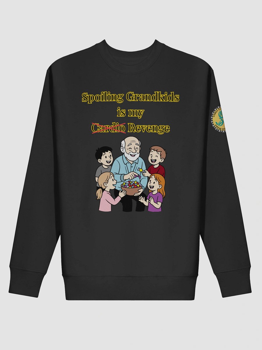 Spoiling Grandkids is my Cardio (Male) Cotton Heritage Premium Sweatshirt product image (2)