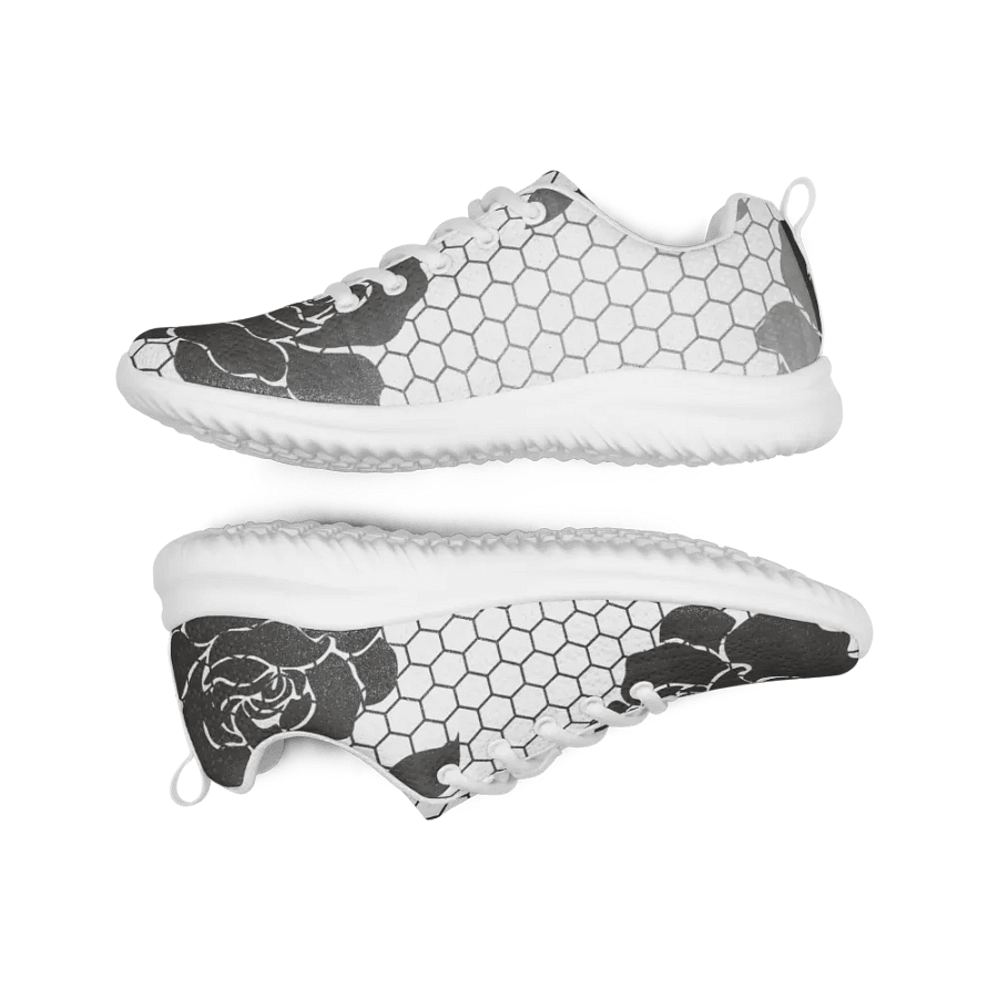 Floral Distortion Women's Athletic Shoes product image (9)