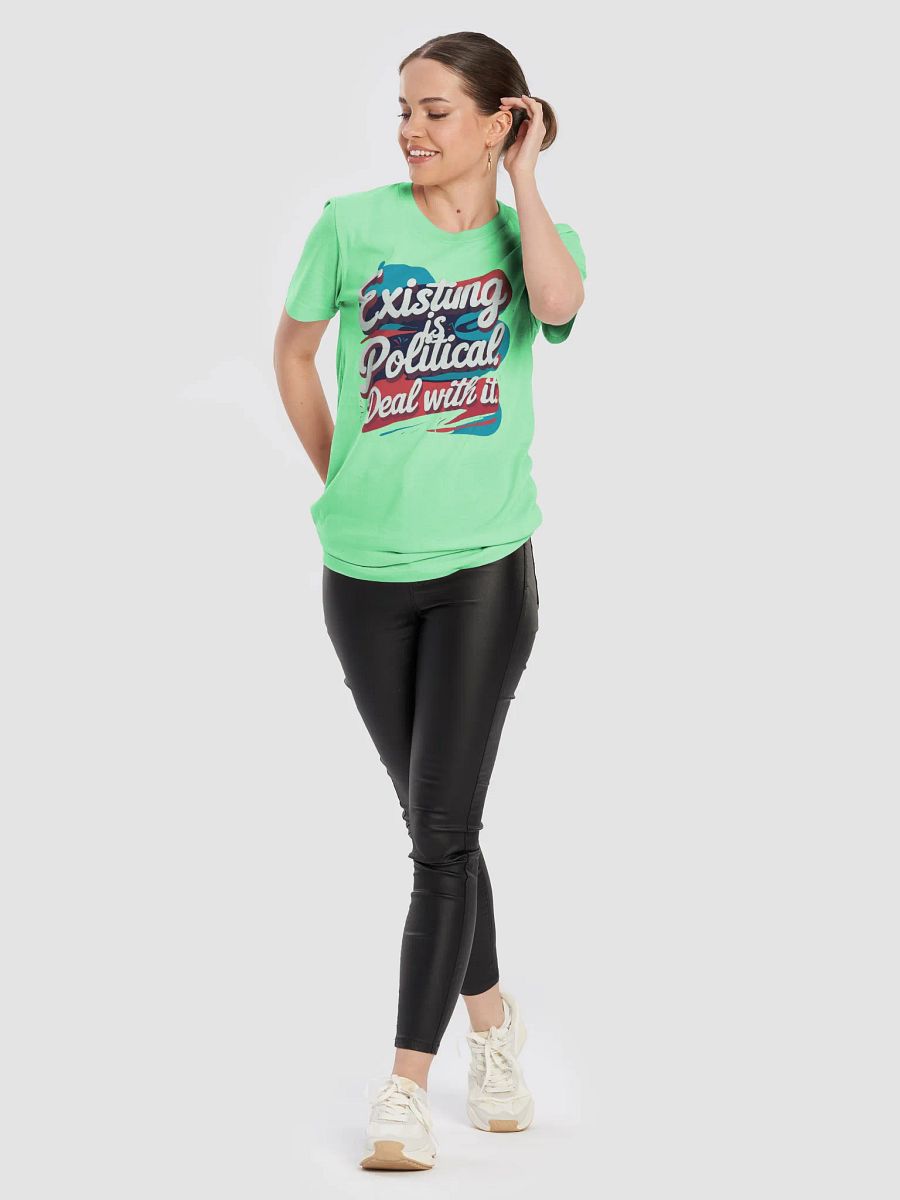 Existing is Political | Bold Identity Political Statement Tee (Double Print) product image (10)