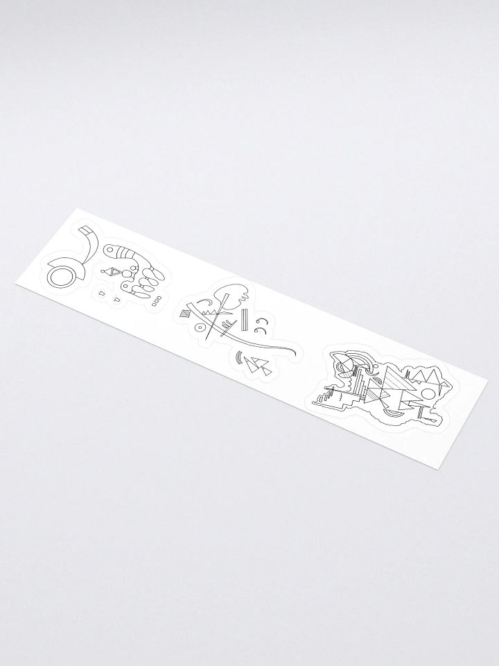 Color-Your-Own Kandinsky's Stickers! product image (1)