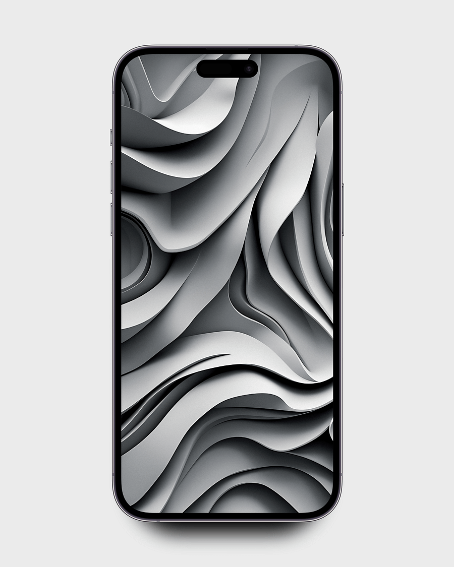Grayscale Tides 8K Wallpaper Pack [UPDATE] product image (12)