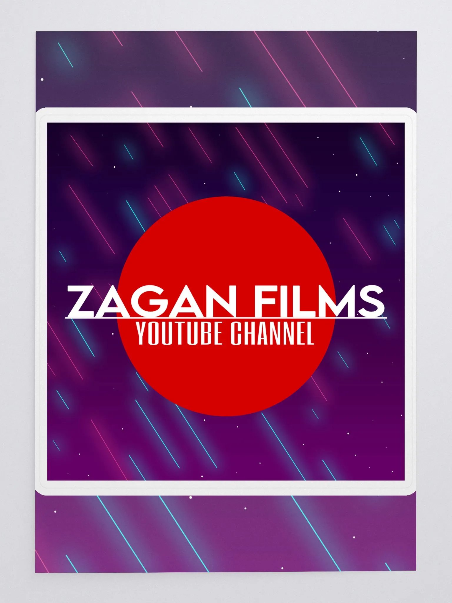 Zagan FIlms Logo Sticker product image (3)