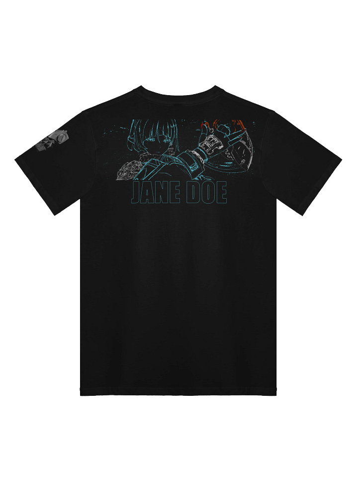 3-Print Premium Heavyweight Jane Doe "STAB!" Design T-Shirt with Shoulder Print AND BackPrint! Zenless Zone Zero product image (2)