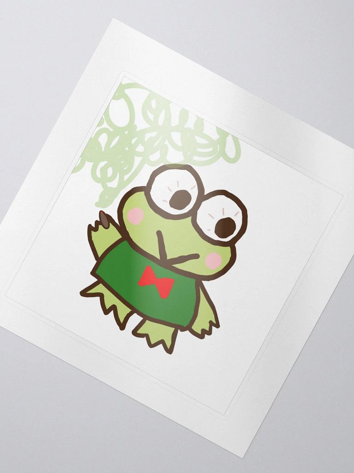 Keroppi Sanrio Smoking Sticker product image (2)
