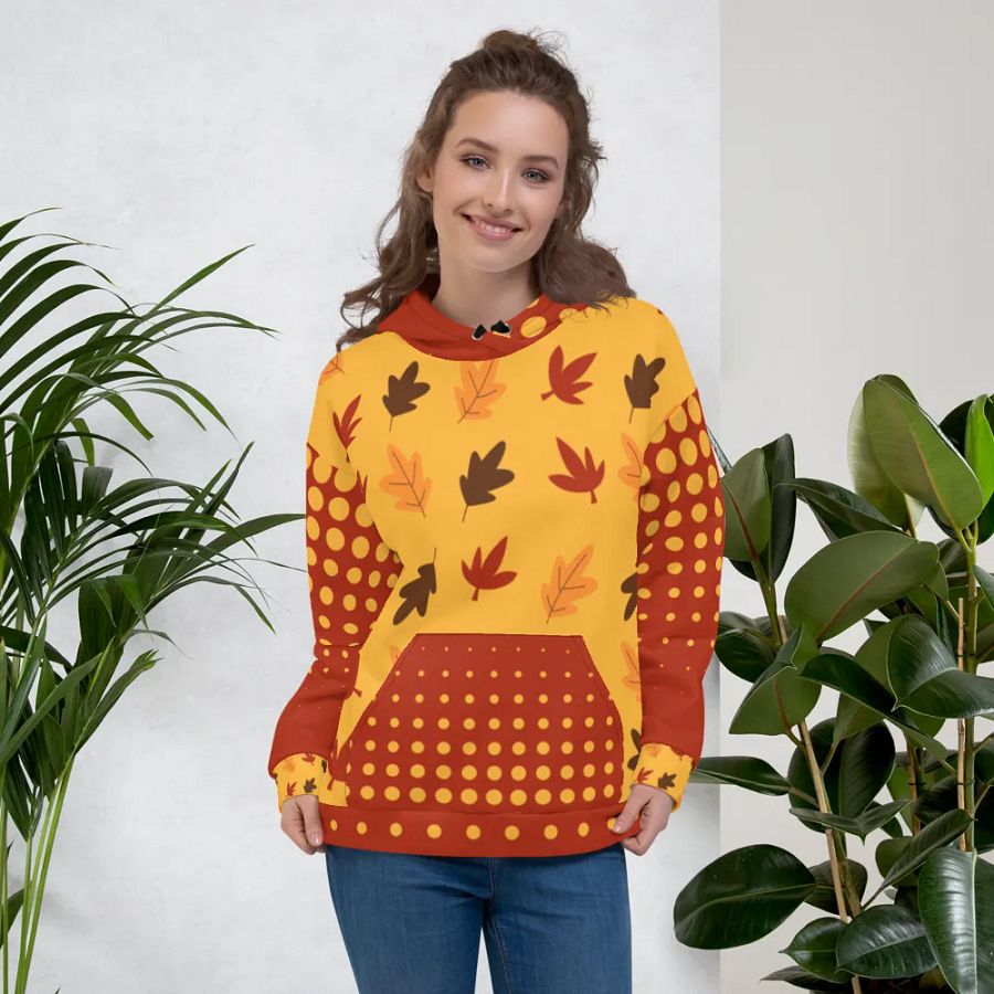 Ochre Leaf Hoodie product image (6)