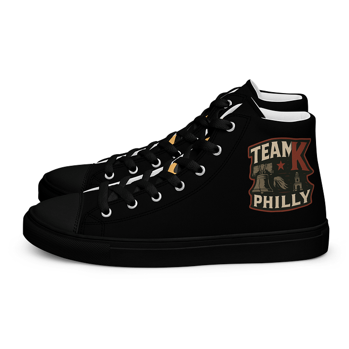 Team K Philly Women's High Top Canvas Shoes product image (1)