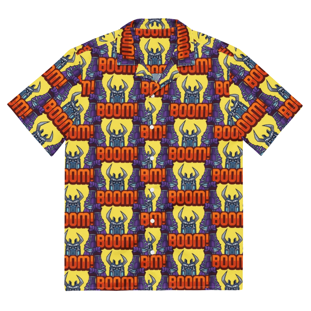 Straightedge Monster BOOM! Hawaiian Tee product image (2)