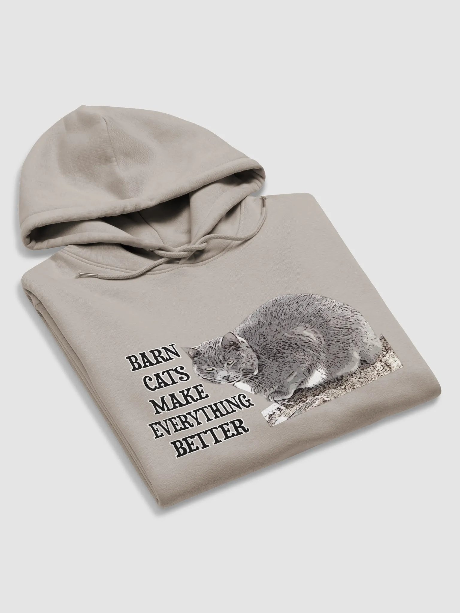 Rustic Barn Cats Eco Hoodie product image (5)