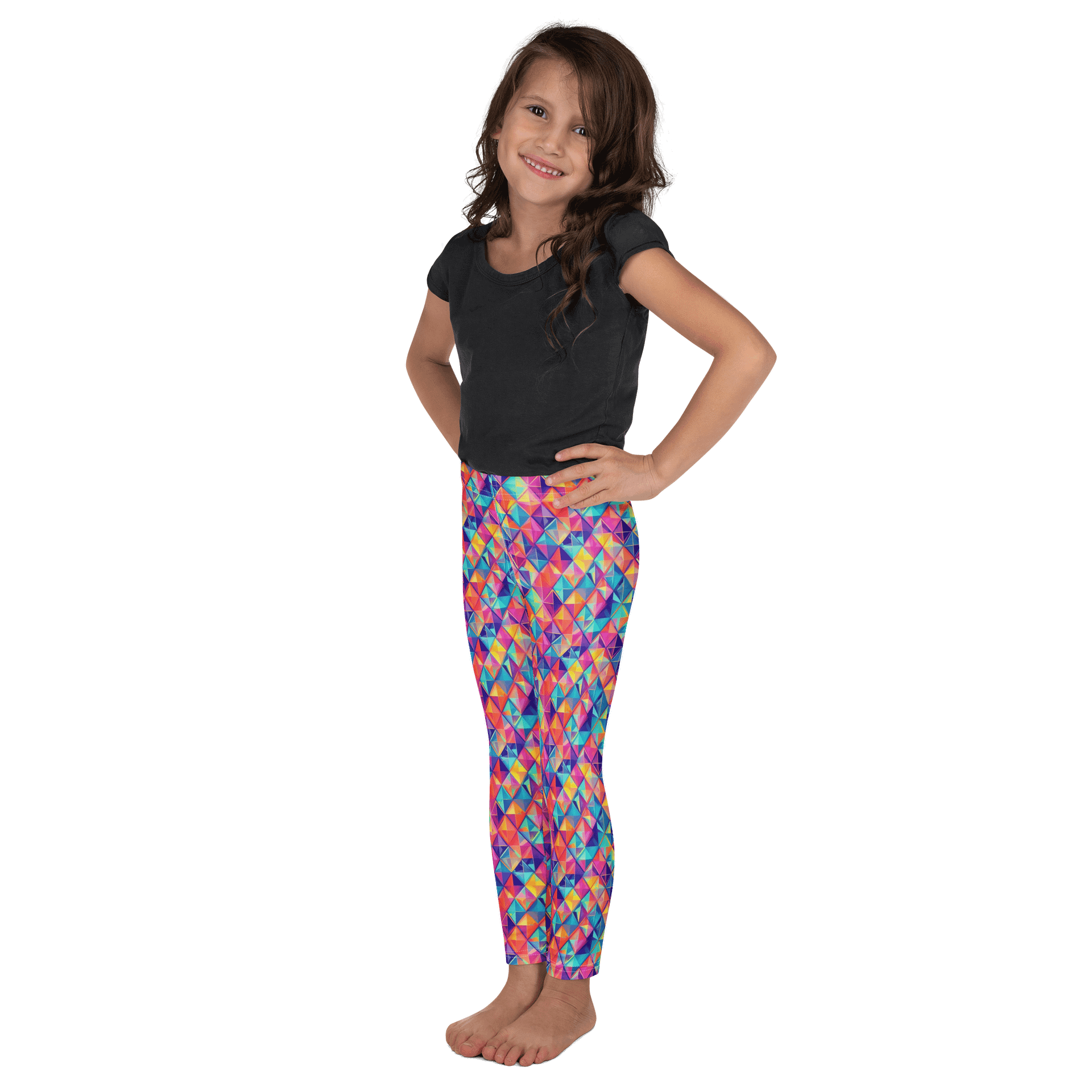 Colorful Diamonds JumpActive Dance Leggings product image (6)