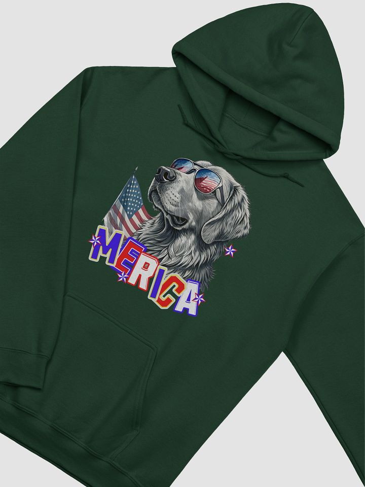 Merica Golden Retriever Patriotic Pooch Hoodie product image (6)